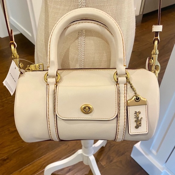 Coach Handbags - NWT Coach Barrel Satchel RARE PERFECT!